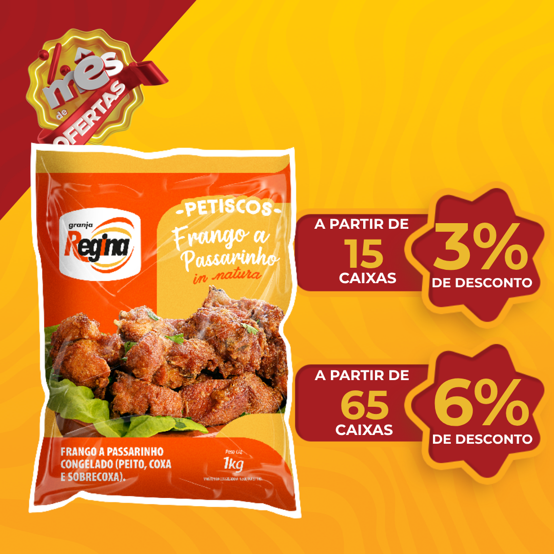 Frango a Passarinho Cong 1kg - Granja Regina